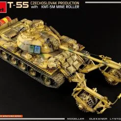 Miniart 1/35 T55 Czechoslovak W/KMT-5M # 37092 -Aircraft Kits Sales min37092 71