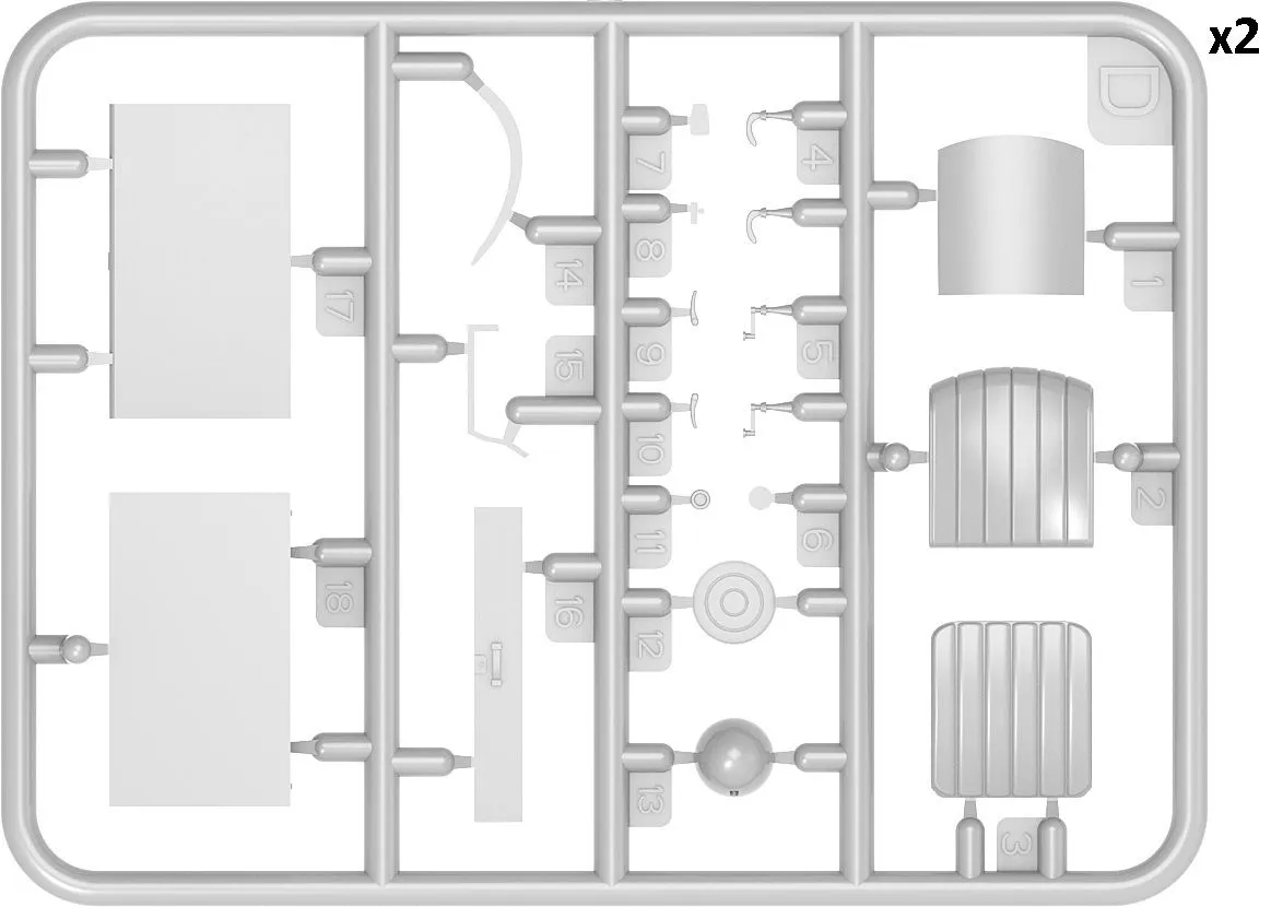 Miniart 1/35 Cheese Car Leifer Pritschenwagen Typ170V # 38046 15 Miniart 1/35 Cheese Car Leifer Pritschenwagen Typ170V # 38046 - Image 13