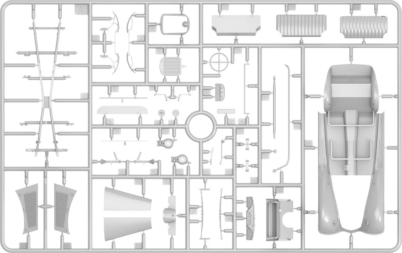 Miniart 1/35 Cheese Car Leifer Pritschenwagen Typ170V # 38046 16 Miniart 1/35 Cheese Car Leifer Pritschenwagen Typ170V # 38046 - Image 14