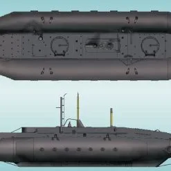 MERIT I LOVE KIT 1/35 British HMS X Craft Submarine # 63504 -Aircraft Kits Sales mmr63504pic1
