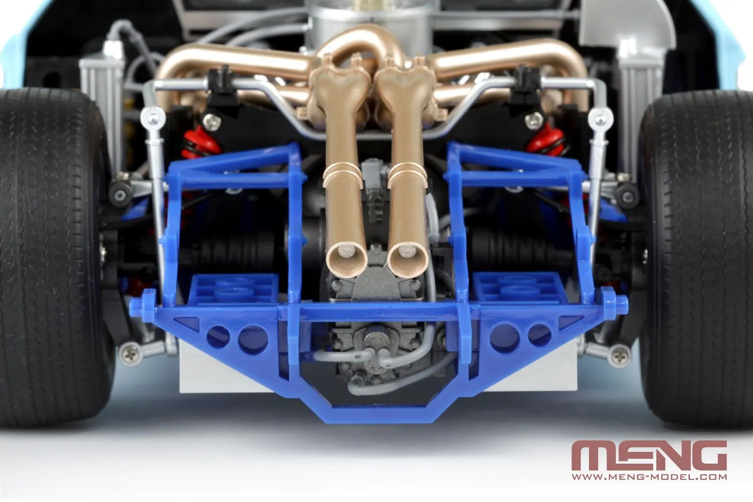 Meng-Model Meng 1/12 Ford GT40 Mk.II '66 # MNGRS-001 - LIMITED PRE-COLOURED EDITION 4 Meng-Model Meng 1/12 Ford GT40 Mk.II '66 # MNGRS-001 - LIMITED PRE-COLOURED EDITION - Image 2