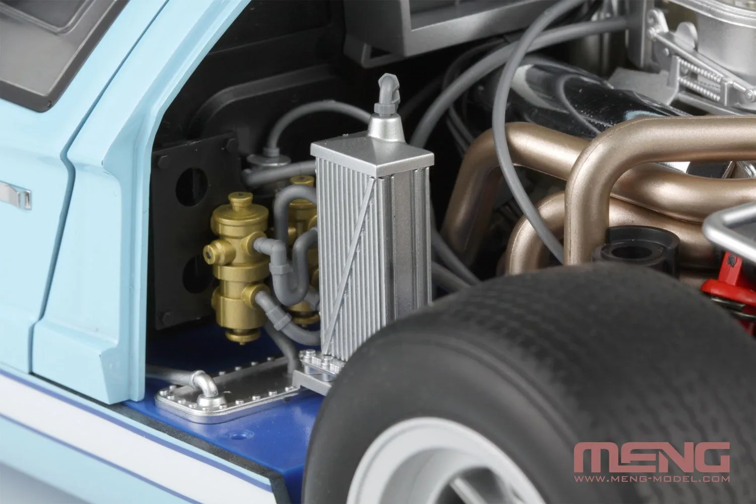 Meng-Model Meng 1/12 Ford GT40 Mk.II '66 # MNGRS-001 - LIMITED PRE-COLOURED EDITION 5 Meng-Model Meng 1/12 Ford GT40 Mk.II '66 # MNGRS-001 - LIMITED PRE-COLOURED EDITION - Image 3