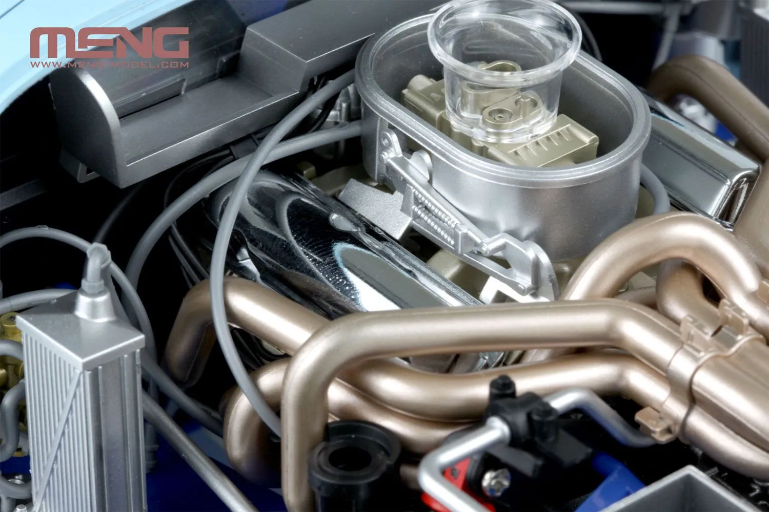 Meng-Model Meng 1/12 Ford GT40 Mk.II '66 # MNGRS-001 - LIMITED PRE-COLOURED EDITION 7 Meng-Model Meng 1/12 Ford GT40 Mk.II '66 # MNGRS-001 - LIMITED PRE-COLOURED EDITION - Image 5