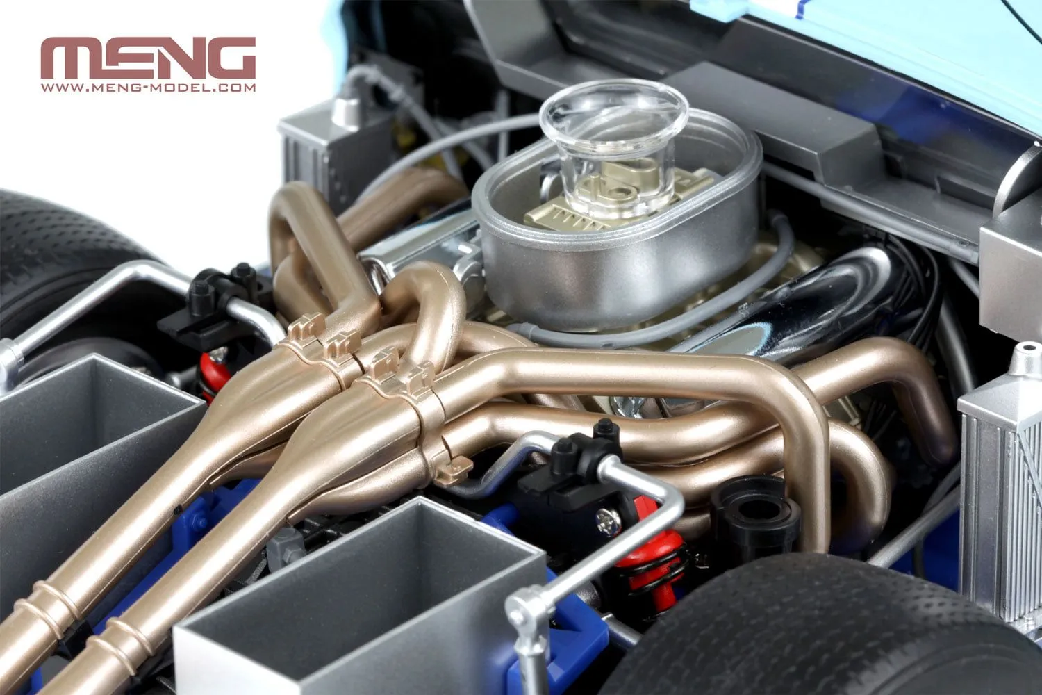 Meng-Model Meng 1/12 Ford GT40 Mk.II '66 # MNGRS-001 - LIMITED PRE-COLOURED EDITION 8 Meng-Model Meng 1/12 Ford GT40 Mk.II '66 # MNGRS-001 - LIMITED PRE-COLOURED EDITION - Image 6