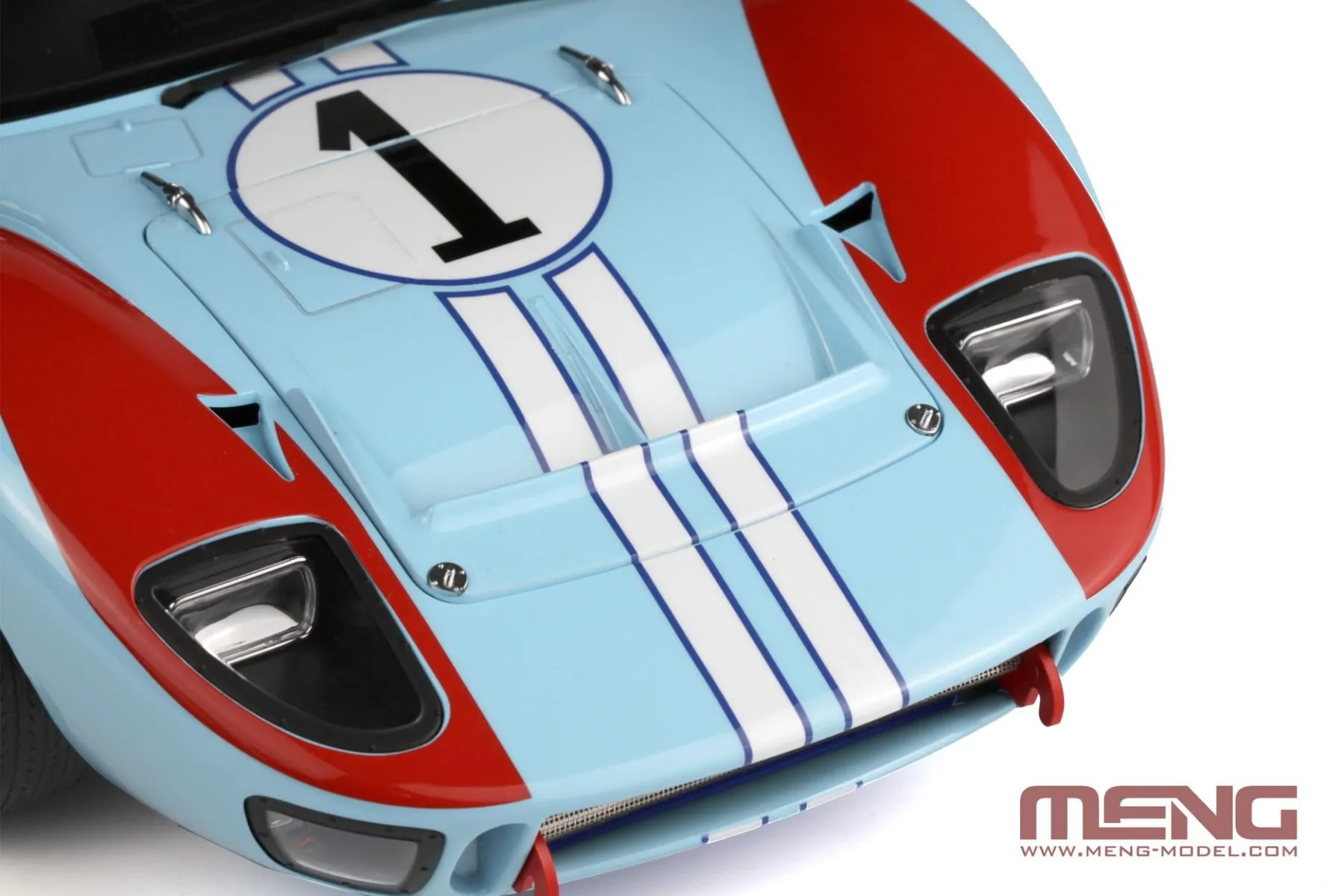 Meng-Model Meng 1/12 Ford GT40 Mk.II '66 # MNGRS-001 - LIMITED PRE-COLOURED EDITION 12 Meng-Model Meng 1/12 Ford GT40 Mk.II '66 # MNGRS-001 - LIMITED PRE-COLOURED EDITION - Image 10