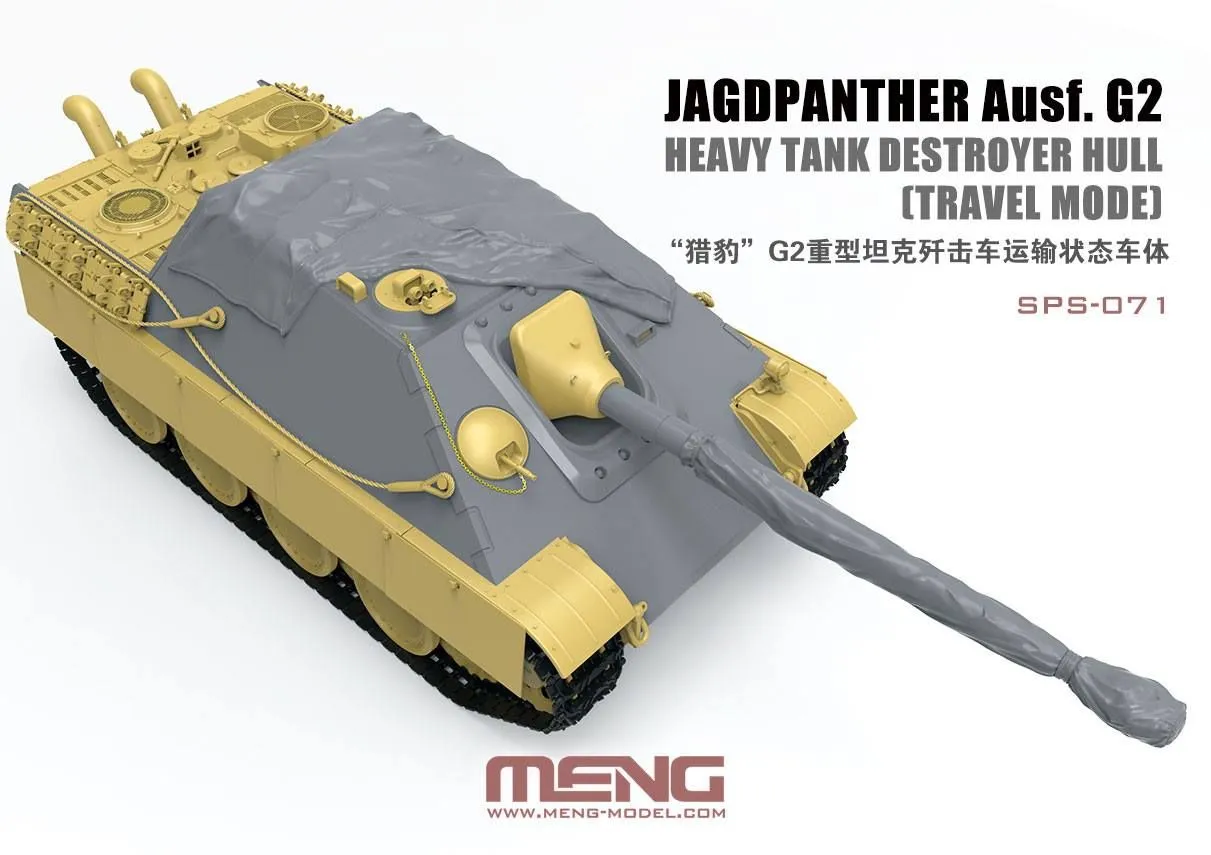 Meng-Model Meng Model 1/35 Jagpanther Ausf G Hull (Travel) Resin # SPS-071 4 Meng-Model Meng Model 1/35 Jagpanther Ausf G Hull (Travel) Resin # SPS-071 - Image 2
