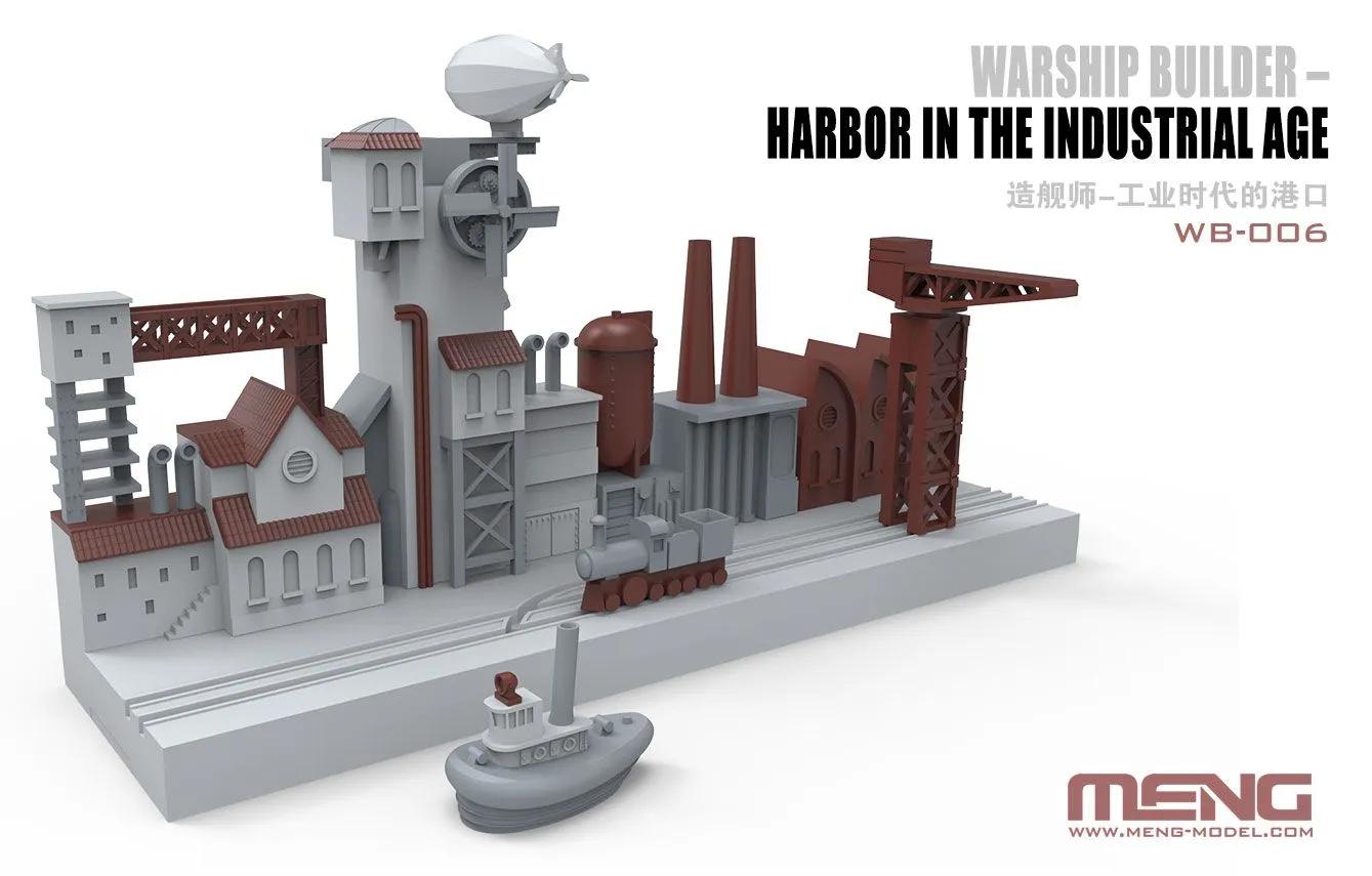 Meng-Model Meng Model Warship Builder - Harbor In The Industrial Age # 006 4 Meng-Model Meng Model Warship Builder - Harbor In The Industrial Age # 006 - Image 2