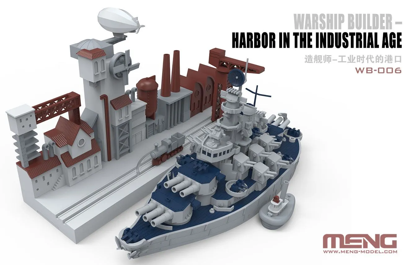 Meng-Model Meng Model Warship Builder - Harbor In The Industrial Age # 006 5 Meng-Model Meng Model Warship Builder - Harbor In The Industrial Age # 006 - Image 3