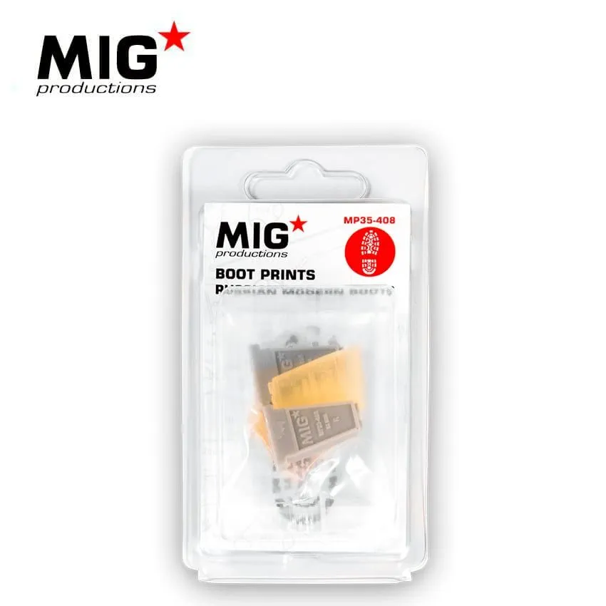 Mig Productions 1/35 Russian Modern Boot Prints # 408 3 Mig Productions 1/35 Russian Modern Boot Prints # 408