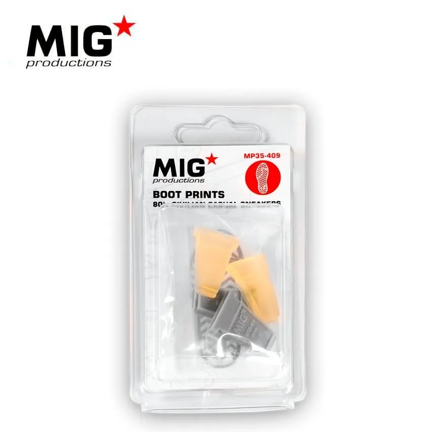 Mig Productions 1/35 80’s Civilian Casual Sneakers Prints # 409 3 Mig Productions 1/35 80’s Civilian Casual Sneakers Prints # 409