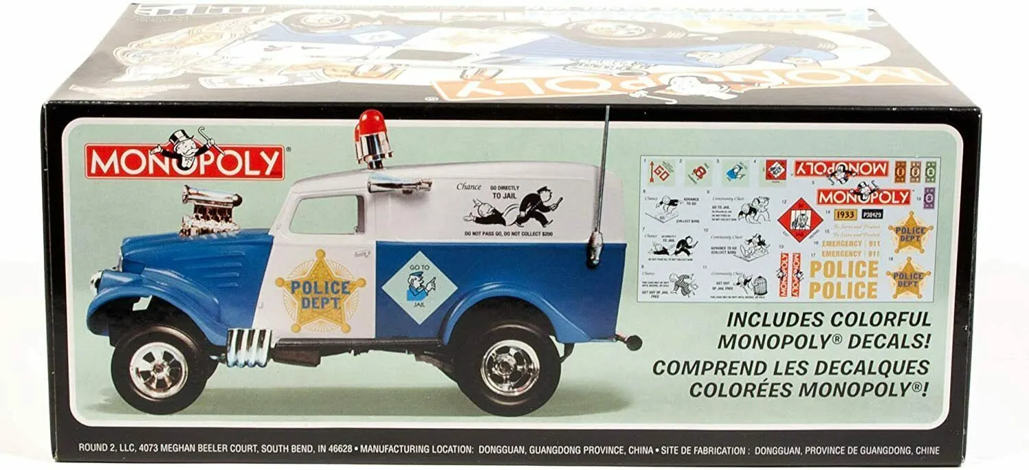 MPC 1/25 Willys Panel Van Paddy Wagon - Monopoly Edition # 924 6 MPC 1/25 Willys Panel Van Paddy Wagon - Monopoly Edition # 924 - Image 4