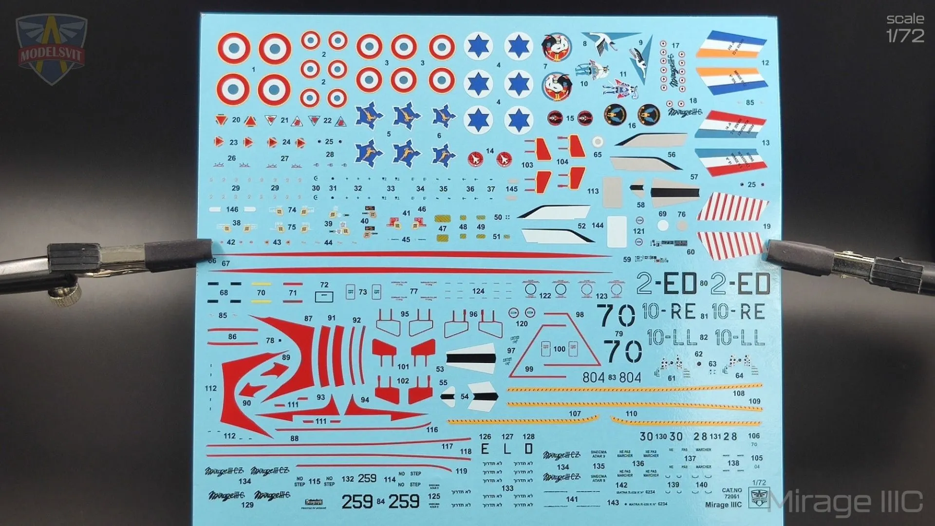 Academy Modelsvit 1/72 Dassault Mirage IIIC # 72061 13 Academy Modelsvit 1/72 Dassault Mirage IIIC # 72061 - Image 11
