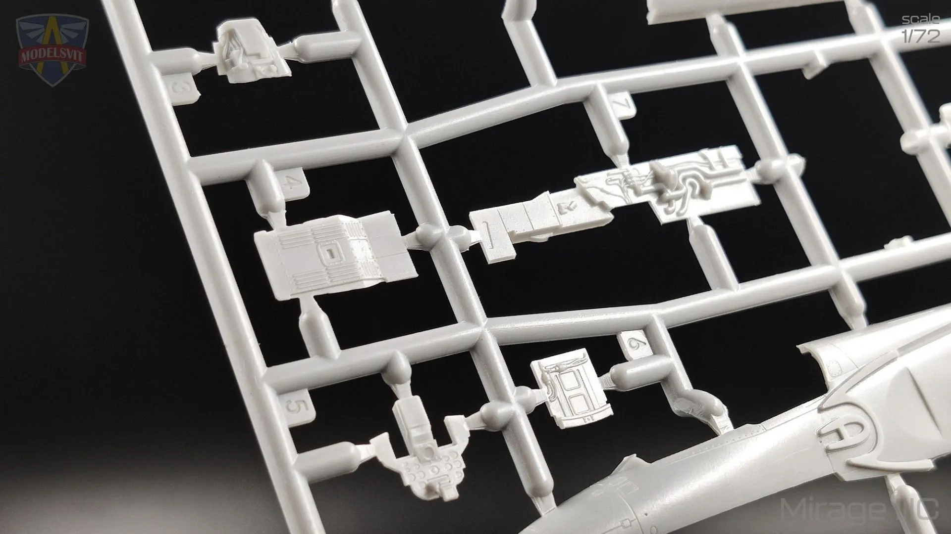 Academy Modelsvit 1/72 Dassault Mirage IIIC # 72061 7 Academy Modelsvit 1/72 Dassault Mirage IIIC # 72061 - Image 5