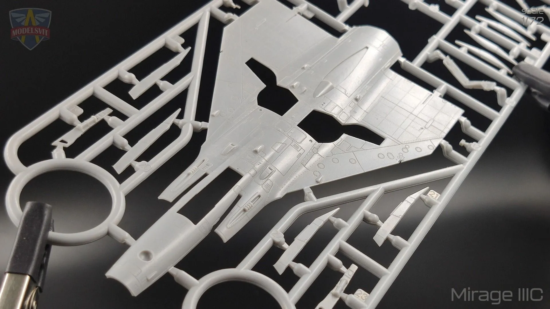 Academy Modelsvit 1/72 Dassault Mirage IIIC # 72061 8 Academy Modelsvit 1/72 Dassault Mirage IIIC # 72061 - Image 6