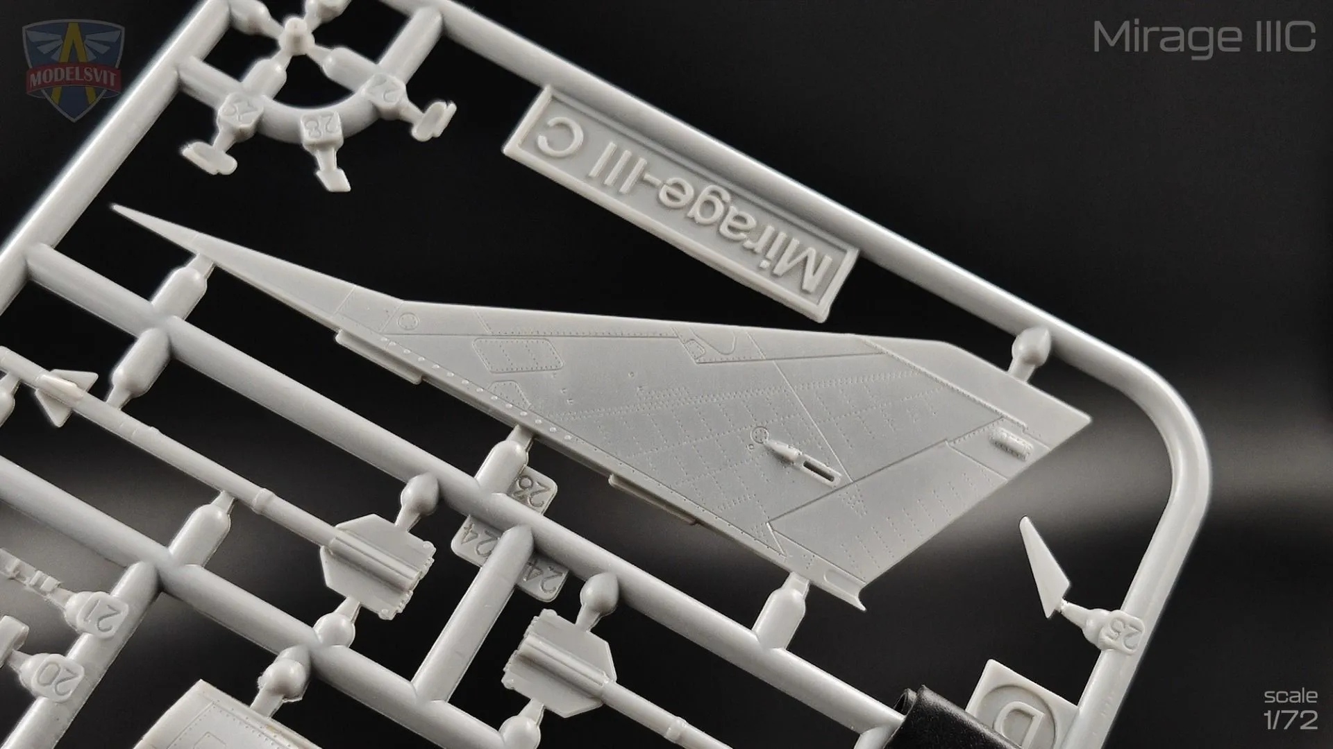 Academy Modelsvit 1/72 Dassault Mirage IIIC # 72061 9 Academy Modelsvit 1/72 Dassault Mirage IIIC # 72061 - Image 7