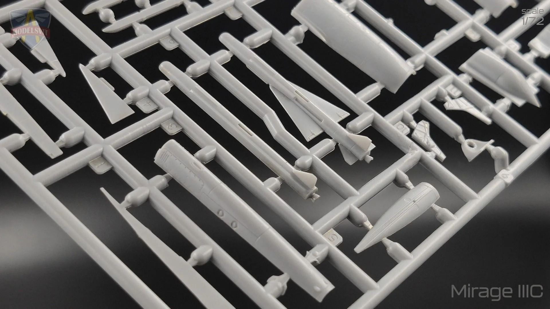 Academy Modelsvit 1/72 Dassault Mirage IIIC # 72061 10 Academy Modelsvit 1/72 Dassault Mirage IIIC # 72061 - Image 8