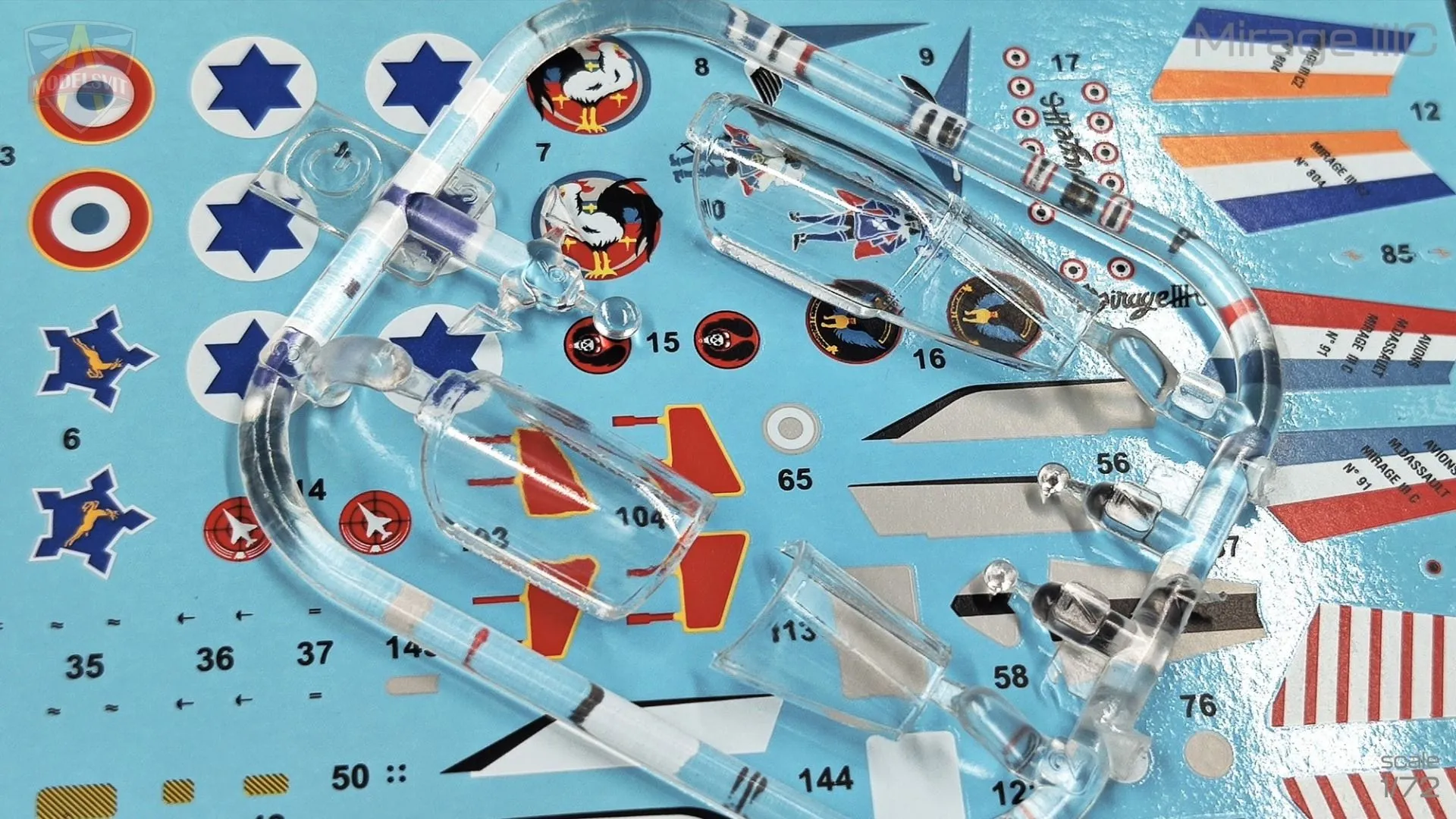 Academy Modelsvit 1/72 Dassault Mirage IIIC # 72061 12 Academy Modelsvit 1/72 Dassault Mirage IIIC # 72061 - Image 10