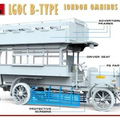 Miniart 1/35 LGOC B-Type London Omnibus # 38021 -Aircraft Kits Sales mt38021 2