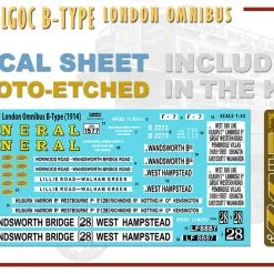 Miniart 1/35 LGOC B-Type London Omnibus # 38021 -Aircraft Kits Sales mt38021 6