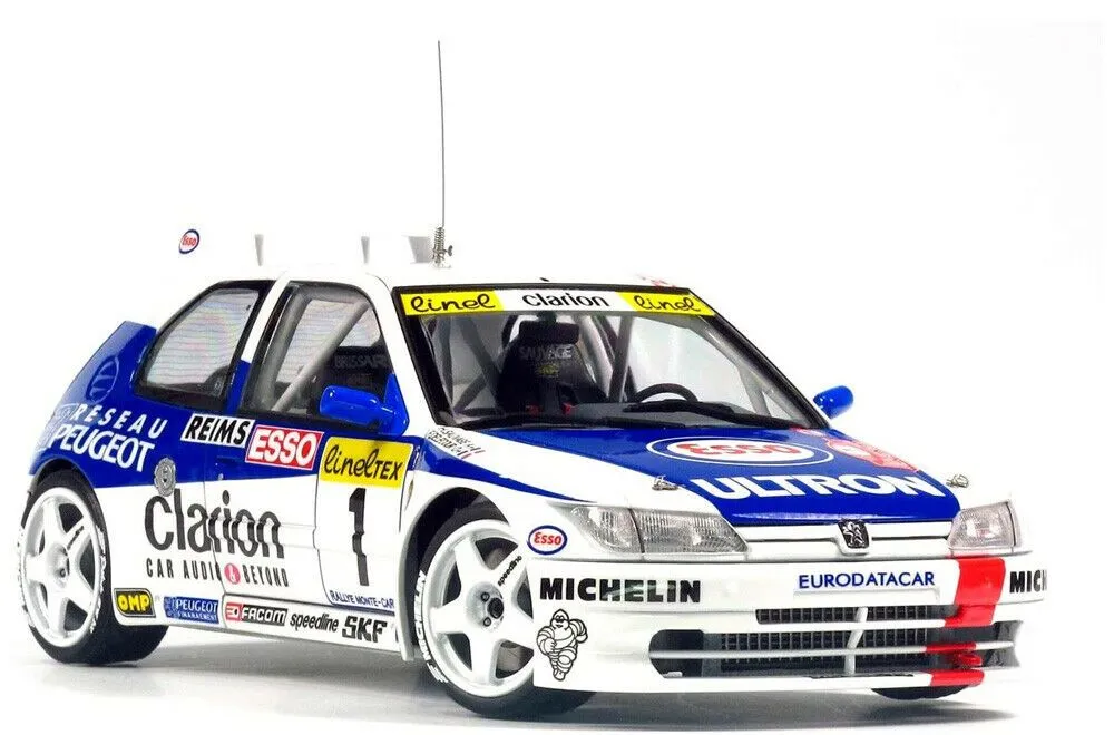 EModels Nunu 1/24 Peugeot 306 Maxi Rally Montecarlo 1996 # 24009 5 EModels Nunu 1/24 Peugeot 306 Maxi Rally Montecarlo 1996 # 24009 - Image 3