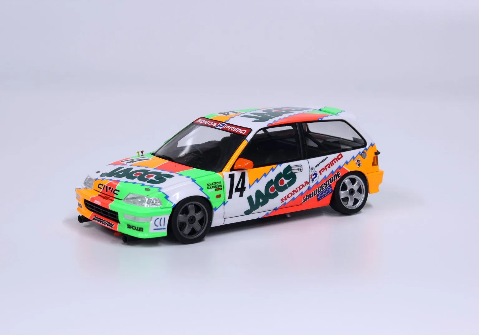 NUNU 1/24 Honda Civic EF9 ’92 AIDA JACCS # 24021 4 NUNU 1/24 Honda Civic EF9 ’92 AIDA JACCS # 24021 - Image 2