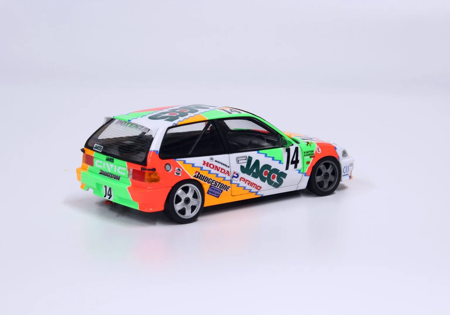 NUNU 1/24 Honda Civic EF9 ’92 AIDA JACCS # 24021 5 NUNU 1/24 Honda Civic EF9 ’92 AIDA JACCS # 24021 - Image 3