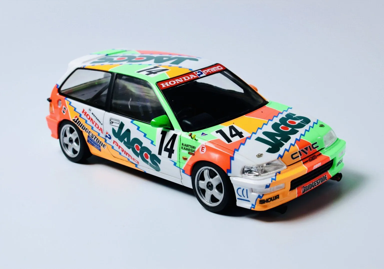 NUNU 1/24 Honda Civic EF9 ’92 AIDA JACCS # 24021 6 NUNU 1/24 Honda Civic EF9 ’92 AIDA JACCS # 24021 - Image 4