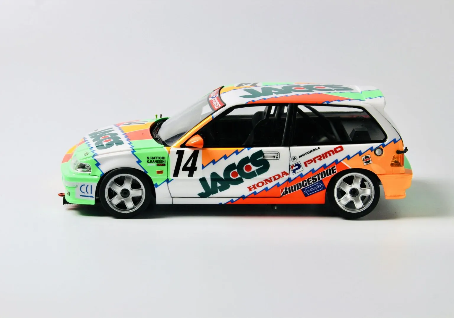 NUNU 1/24 Honda Civic EF9 ’92 AIDA JACCS # 24021 7 NUNU 1/24 Honda Civic EF9 ’92 AIDA JACCS # 24021 - Image 5
