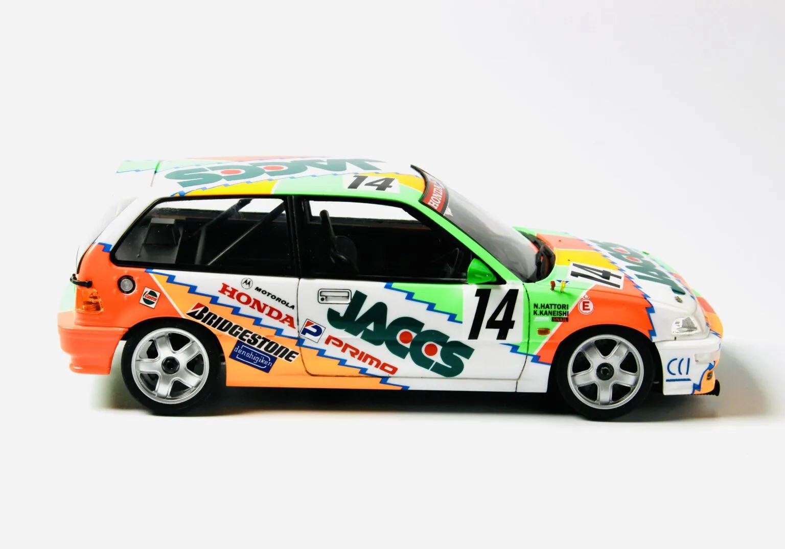 NUNU 1/24 Honda Civic EF9 ’92 AIDA JACCS # 24021 8 NUNU 1/24 Honda Civic EF9 ’92 AIDA JACCS # 24021 - Image 6