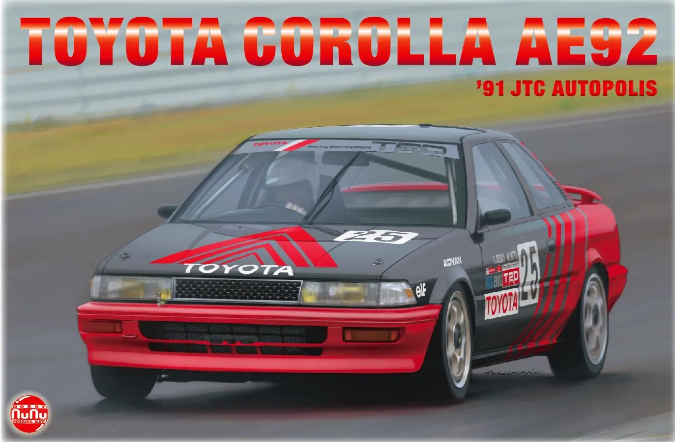 NUNU 1/24 Toyota Corolla AE92 ’91 JTC Autopolis # 24025 3 NUNU 1/24 Toyota Corolla AE92 ’91 JTC Autopolis # 24025