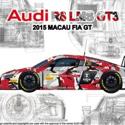 EModels NUNU 1/24 Macau FIA GT World Cup Championship 2015 # 24028