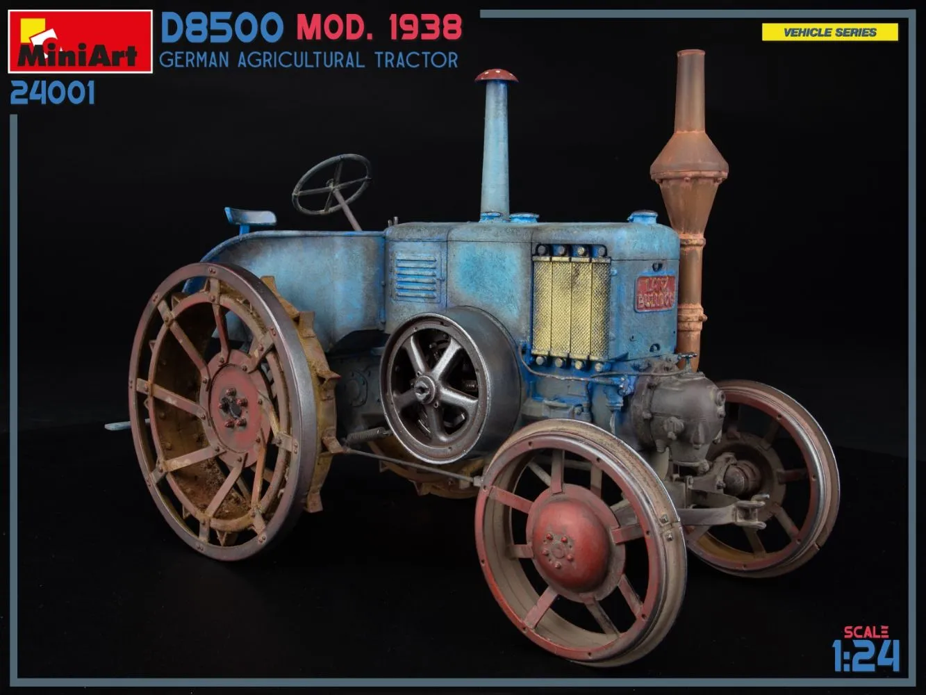 Miniart 1/24 German D8500 Mod 1938 Agricultural Tractor # 24001 16 Miniart 1/24 German D8500 Mod 1938 Agricultural Tractor # 24001 - Image 14