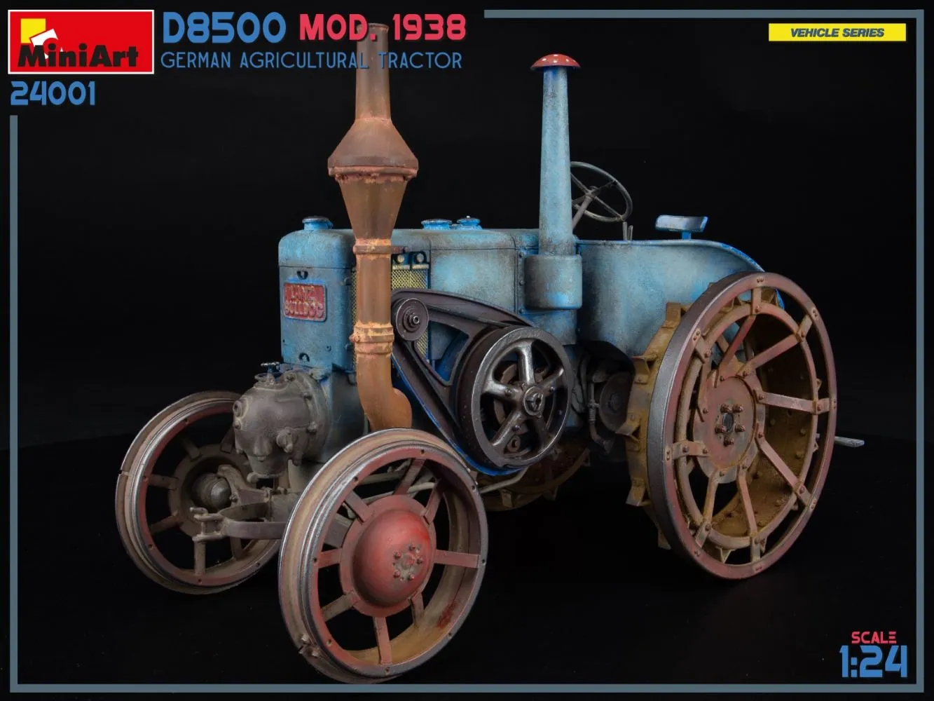 Miniart 1/24 German D8500 Mod 1938 Agricultural Tractor # 24001 17 Miniart 1/24 German D8500 Mod 1938 Agricultural Tractor # 24001 - Image 15