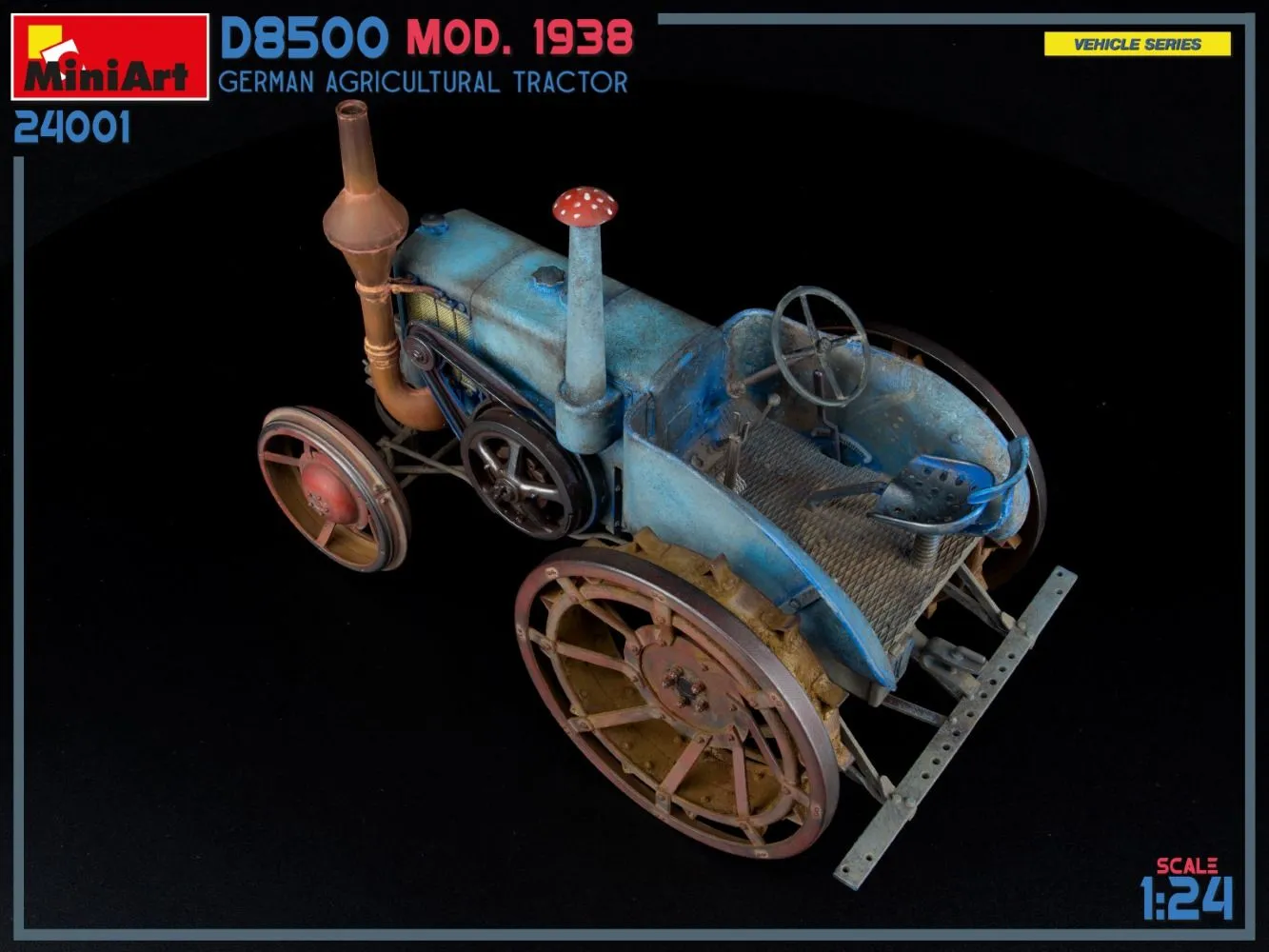 Miniart 1/24 German D8500 Mod 1938 Agricultural Tractor # 24001 19 Miniart 1/24 German D8500 Mod 1938 Agricultural Tractor # 24001 - Image 17