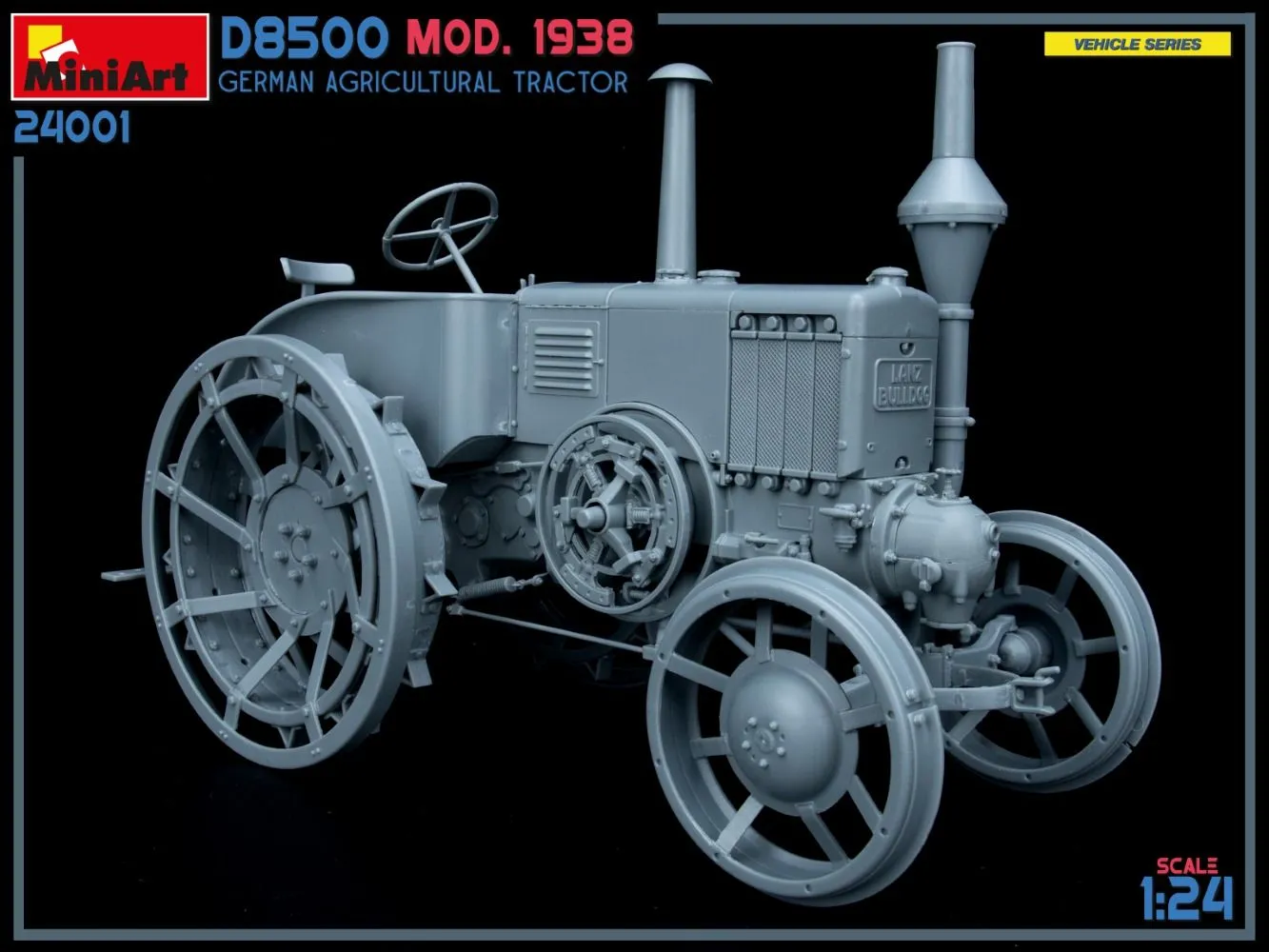 Miniart 1/24 German D8500 Mod 1938 Agricultural Tractor # 24001 13 Miniart 1/24 German D8500 Mod 1938 Agricultural Tractor # 24001 - Image 11