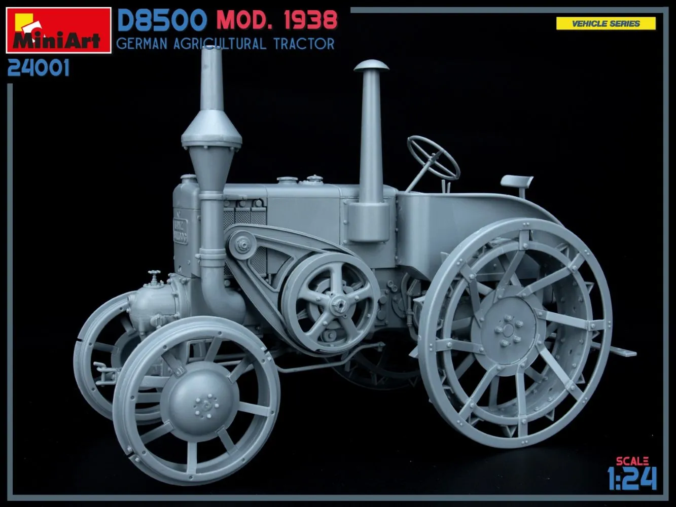 Miniart 1/24 German D8500 Mod 1938 Agricultural Tractor # 24001 14 Miniart 1/24 German D8500 Mod 1938 Agricultural Tractor # 24001 - Image 12