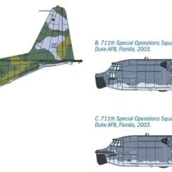 Italeri 1/72 MC-130H HERCULES COMBAT TALON L # 1369 - Plastic Model Kit -Aircraft Kits Sales profililr