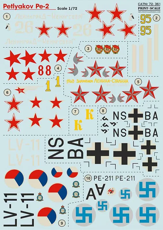 EModels Print Scale 1/72 Petlyakov Pe-2 # 72361 4 EModels Print Scale 1/72 Petlyakov Pe-2 # 72361 - Image 2