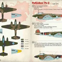 EModels Print Scale 1/72 Petlyakov Pe-2 # 72361