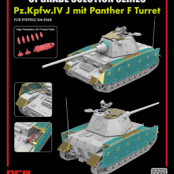 RFM Rye Field Models 1/35 Pz.Kpfw.IV J Mit Panther F Turret Upgrade Set For 5068 # 2011
