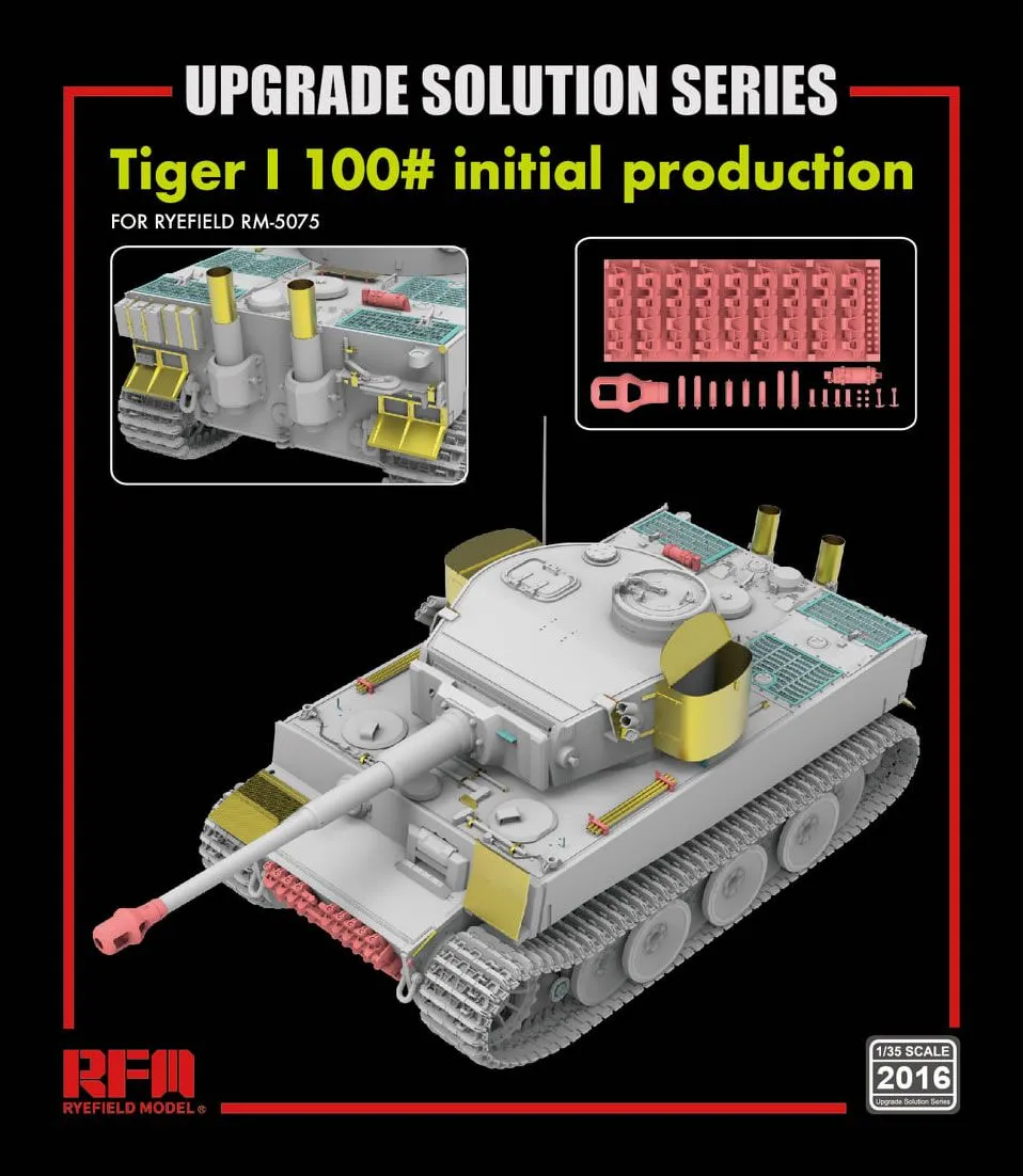 RFM Rye Field Models 1/35 Tiger I Detail Set # 2016 4 RFM Rye Field Models 1/35 Tiger I Detail Set # 2016 - Image 2