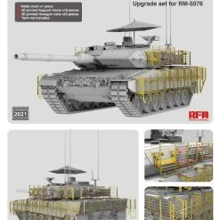 RFM Rye Field Models 1/35 Canadian LEOPARD 2A6M Upgrade Set For 5076 # 2021 -Aircraft Kits Sales rm2021 2