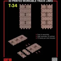 RFM Rye Field Models 1/35 Workable Track For T-34 Medium Tank # 2023