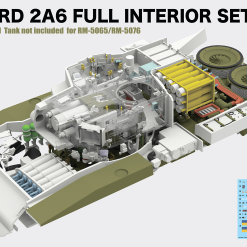 RFM Rye Field Models 1/35 Interior Detail Set For Leopard 2A6 RM5065 & RM5076 # 5093