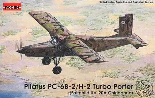 Roden 1/48 Pilatus PC-6B-2/H-2 Turbo Porter # 443 - Plastic Model Kit 3 Roden 1/48 Pilatus PC-6B-2/H-2 Turbo Porter # 443 - Plastic Model Kit