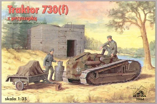 RPM 1/35 Tractor 730 (f) With Trailer # 35064 3 RPM 1/35 Tractor 730 (f) With Trailer # 35064