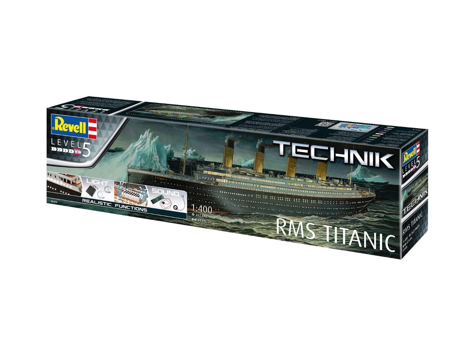 Revell 1/400 R.M.S Titanic Teckniks With Lights & Sounds # 00458 6 Revell 1/400 R.M.S Titanic Teckniks With Lights & Sounds # 00458 - Image 4
