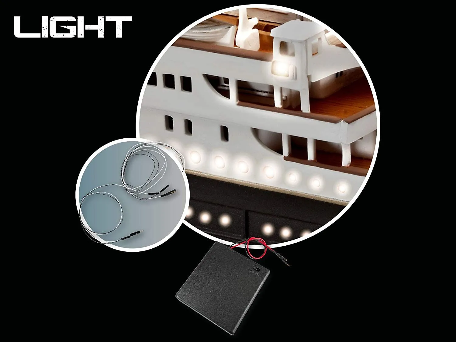 Revell 1/400 R.M.S Titanic Teckniks With Lights & Sounds # 00458 11 Revell 1/400 R.M.S Titanic Teckniks With Lights & Sounds # 00458 - Image 9