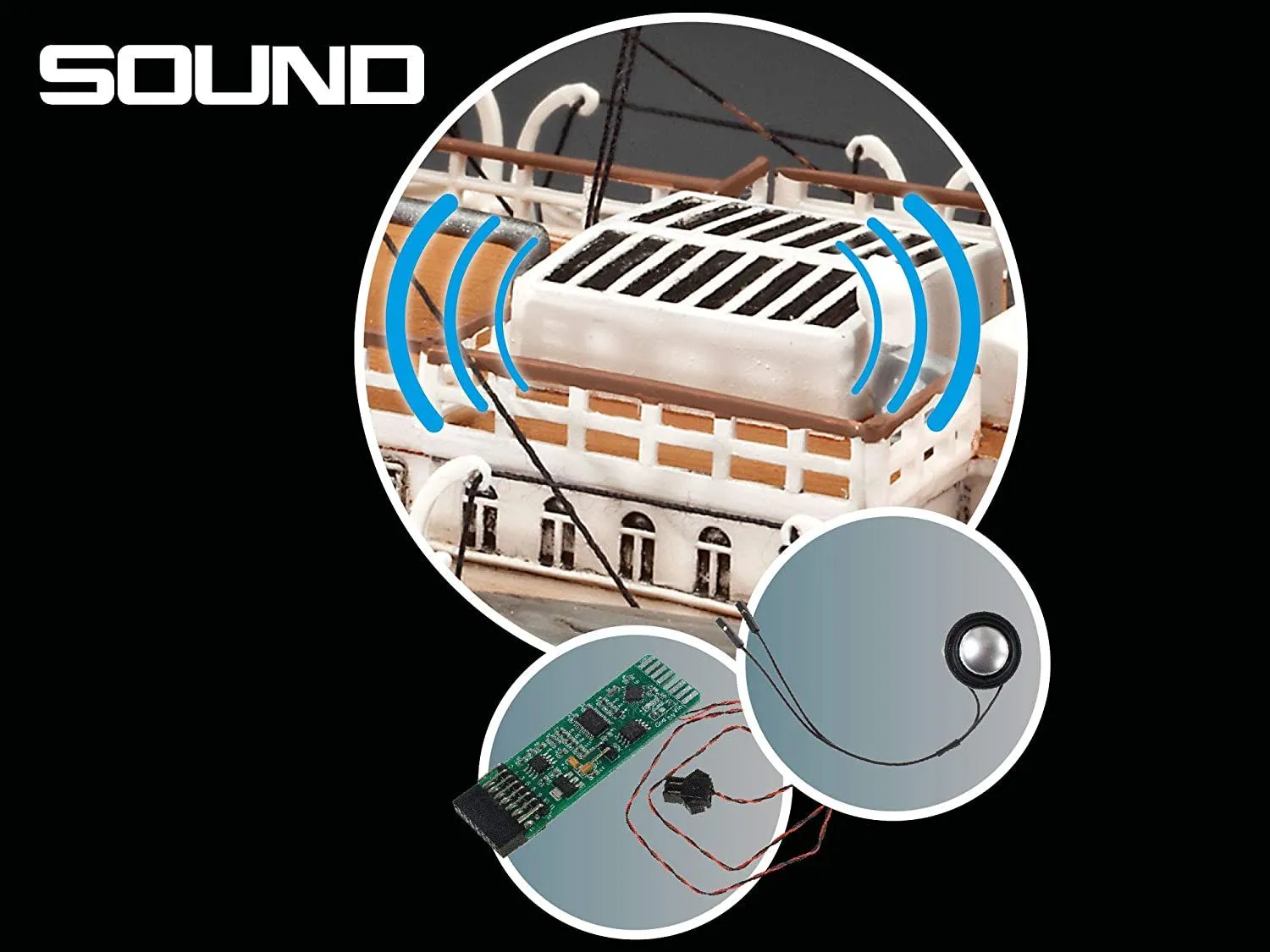 Revell 1/400 R.M.S Titanic Teckniks With Lights & Sounds # 00458 12 Revell 1/400 R.M.S Titanic Teckniks With Lights & Sounds # 00458 - Image 10