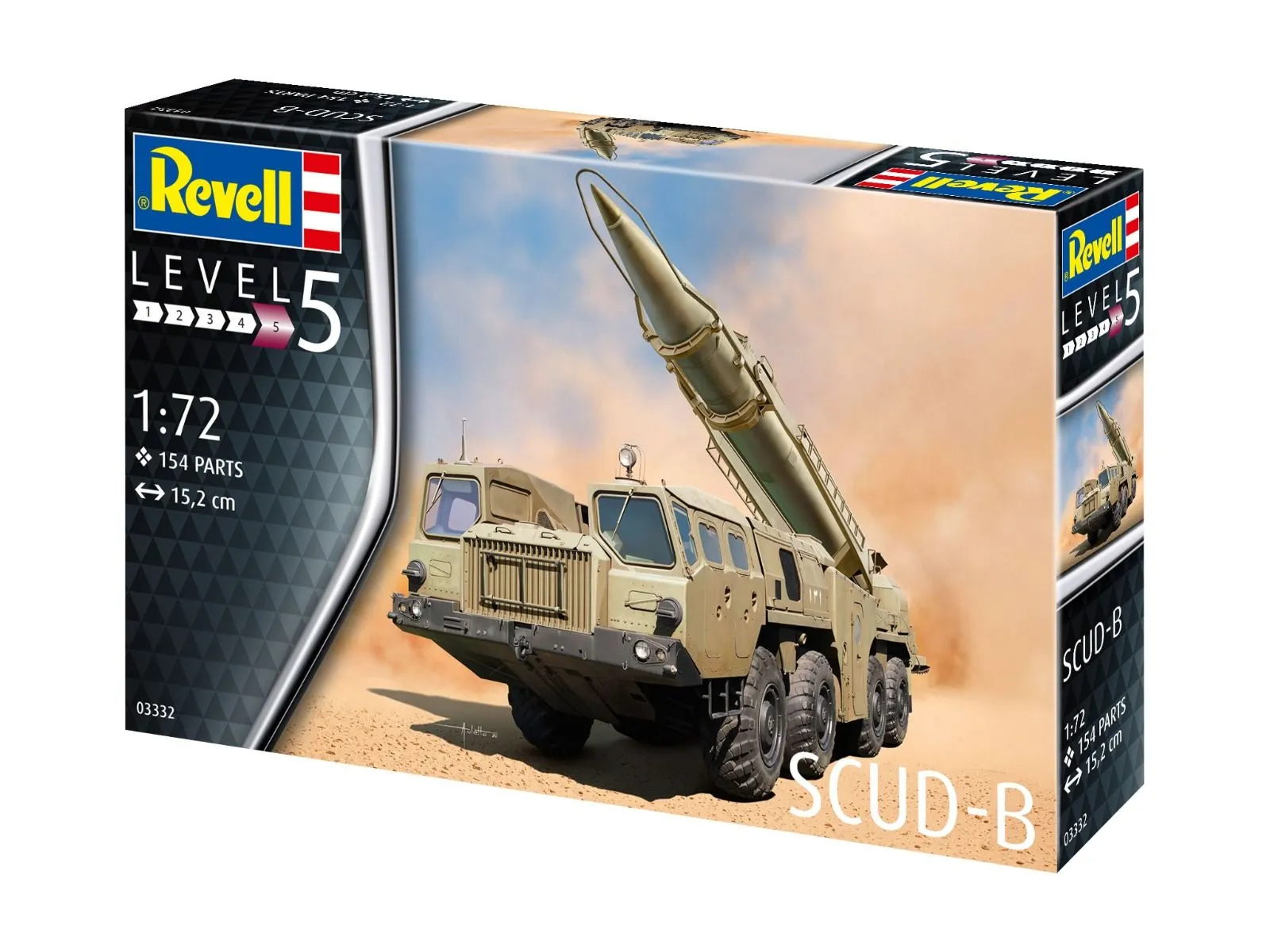 Revell 1/72 SCUD-B With MAZ-543 Transport And Launcher # 03332 11 Revell 1/72 SCUD-B With MAZ-543 Transport And Launcher # 03332 - Image 9